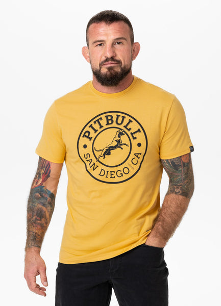Men's T-Shirt SAN DIEGO CA - Yellow