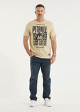 Men's T-shirt SAN DIEGO DOG - Sand