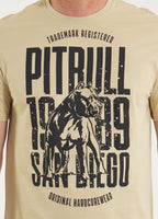 Men's T-shirt SAN DIEGO DOG - Sand