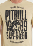 Men's T-shirt SAN DIEGO DOG - Sand