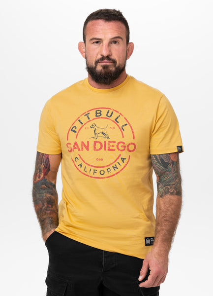 Men's T-Shirt SAN DIEGO INS. - Yellow