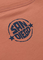 Men's T-shirt SAN DIEGO SUN - salmon color