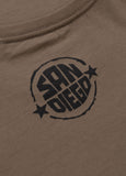Herren T-Shirt SAN DIEGO SUN - Braun