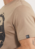 Herren T-Shirt SCRATCH - Dunkler Sand