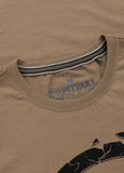 Herren T-Shirt SCRATCH - Dunkler Sand