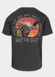 Men's T-shirt SHOT FOR SHOT - graphite