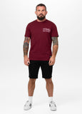 Men's T-shirt SHOT FOR SHOT - Burgundy