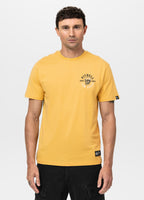 Men's T-shirt SKULL SURF - Yellow