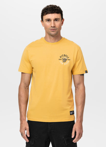Men's T-shirt SKULL SURF - Yellow