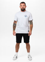 Men's T-Shirt SKULL SURF - White Blue