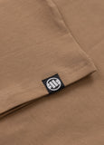 Men's T-Shirt Slim Fit MINIMAL - Coyote brown
