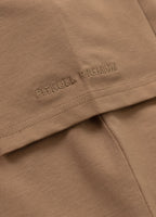 Men's T-Shirt Slim Fit MINIMAL - Coyote brown