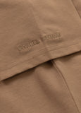 Men's T-Shirt Slim Fit MINIMAL - Coyote brown