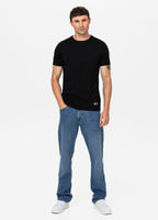 Herren T-Shirt Slim Fit NO LOGO - Schwarz