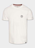 Men's slim fit t-shirt SAN DIEGO CA SMALL LOGO - Offwhite