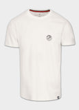 Men's slim fit t-shirt SAN DIEGO CA SMALL LOGO - Offwhite