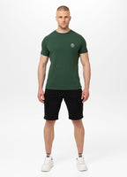Men's Slim Fit T-Shirt SAN DIEGO CA SMALL LOGO - Bottle Green