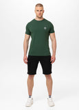 Men's Slim Fit T-Shirt SAN DIEGO CA SMALL LOGO - Bottle Green