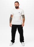 Men's slim fit t-shirt SAN DIEGO CA SMALL LOGO - Offwhite