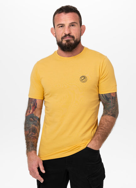 Herren T-Shirt Slim Fit SAN DIEGO CA SMALL LOGO - Gelb