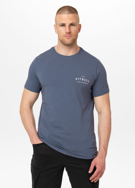 Men's Slim Fit T-Shirt USA CAL - Navy Jeans