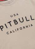Men's T-Shirt Slim Fit USA CAL - Light Sand