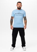 Men's Slim Fit USA CAL T-Shirt - Light Blue