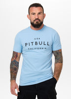 Men's Slim Fit USA CAL T-Shirt - Light Blue