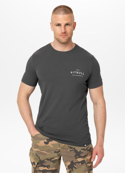 Men's T-Shirt Slim Fit USA CAL - Graphite