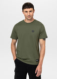 Herren T-Shirt SMALL LOGO - Olivgrün