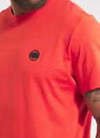 Men's T-shirt SMALL LOGO - flame red