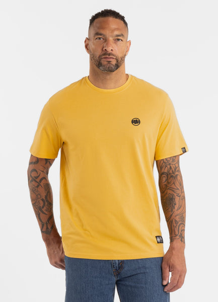 Men's T-Shirt SMALL LOGO - Light Yellow