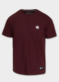 Men's T-Shirt SMALL LOGO - Dark Burgundy