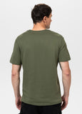 Herren T-Shirt SMALL LOGO - Olivgrün