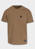Men's T-shirt SMALL LOGO - Coyote brown