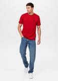 Men's T-shirt SMALL LOGO - Red