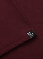 Men's T-Shirt SMALL LOGO - Dark Burgundy
