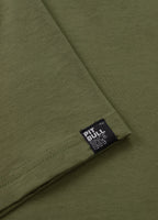 Herren T-Shirt SMALL LOGO - Olivgrün