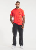 Men's T-shirt SMALL LOGO - flame red