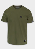 Herren T-Shirt SMALL LOGO - Olivgrün
