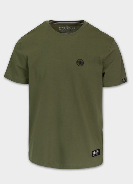 Herren T-Shirt SMALL LOGO - Olivgrün