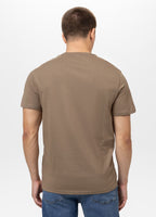 Men's T-Shirt SMALL LOGO - Dark Sand