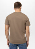 Men's T-Shirt SMALL LOGO - Dark Sand