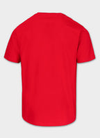 Men's T-shirt SURFING DOG - Fluo Red