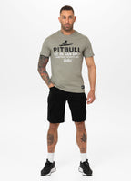 Men's t-shirt SURFING DOG - Dusty Salvia