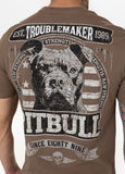 Men's T-Shirt TROUBLEMAKER - Dark Brown