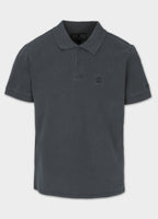 Polo shirt Denim Washed Pique SMALL LOGO - graphite