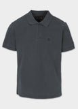Polo shirt Denim Washed Pique SMALL LOGO - graphite