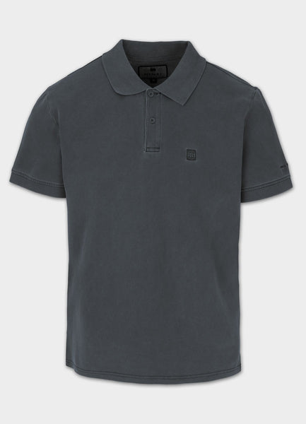 Polo shirt Denim Washed Pique SMALL LOGO - graphite