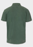 Polo shirt Denim Washed Pique SMALL LOGO - Sage Green